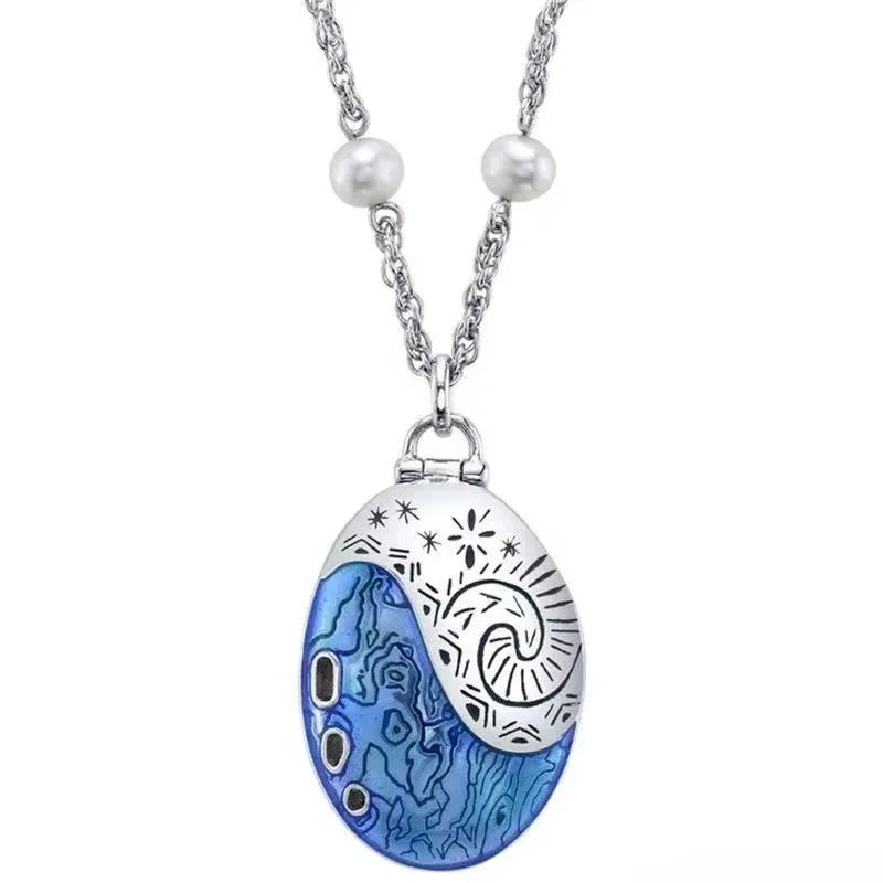 Moana “Spirit of the Ocean” Necklace  - Te Fiti Locket Edition 🌊🐚✨