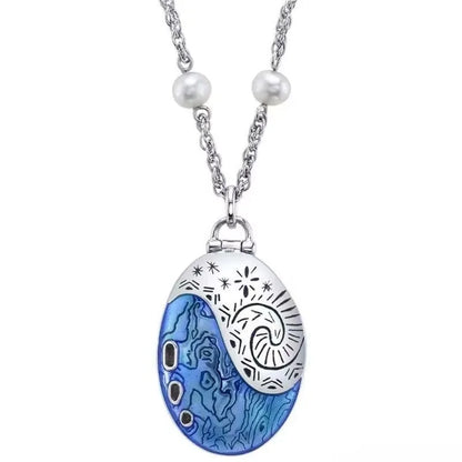 Moana “Spirit of the Ocean” Necklace  - Te Fiti Locket Edition 🌊🐚✨