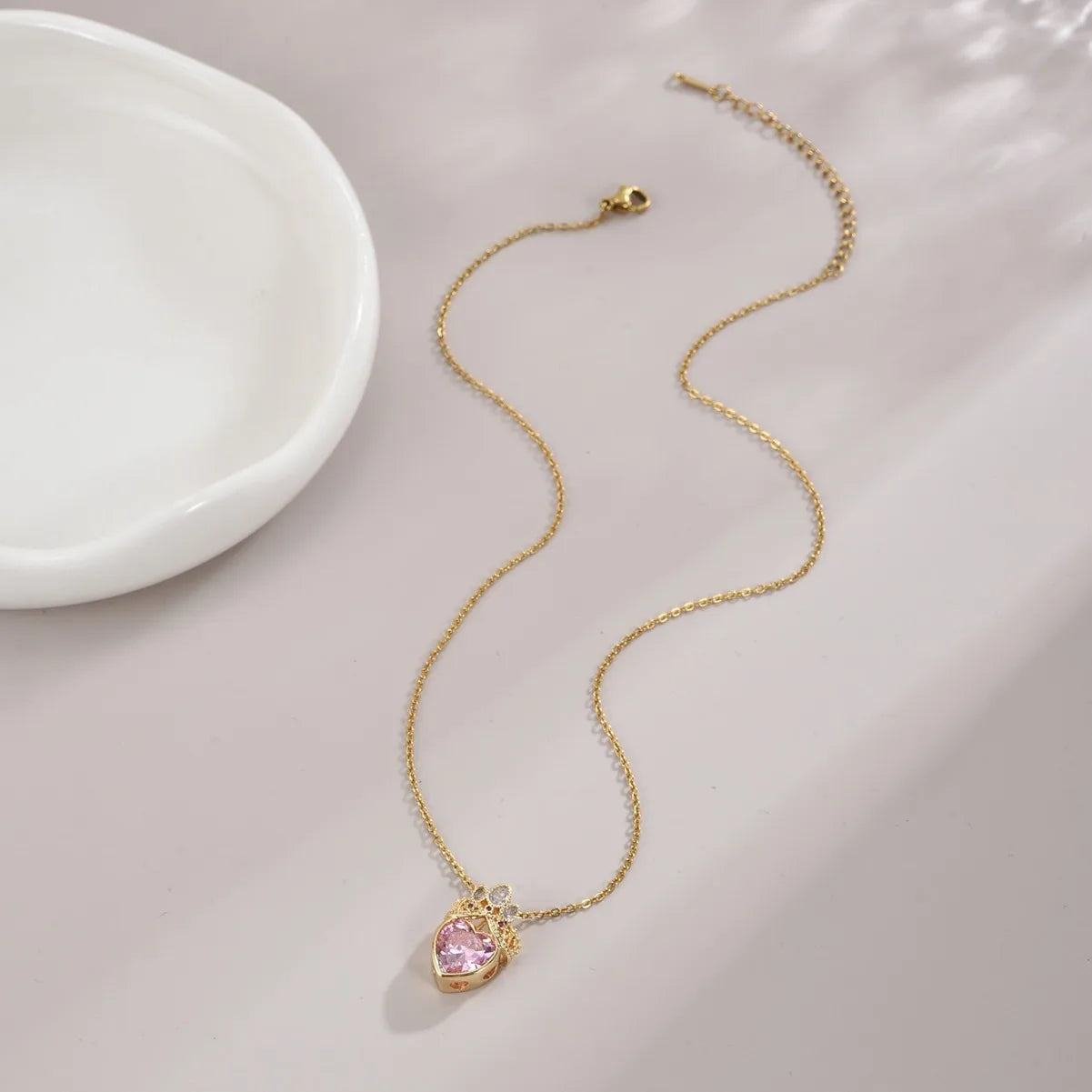 Barbie Princess Charm Heart Necklace 💖🎀✨