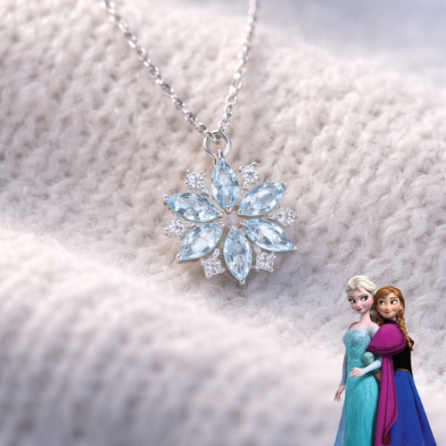 Elsa Ice Queen Necklace ❄️👑✨