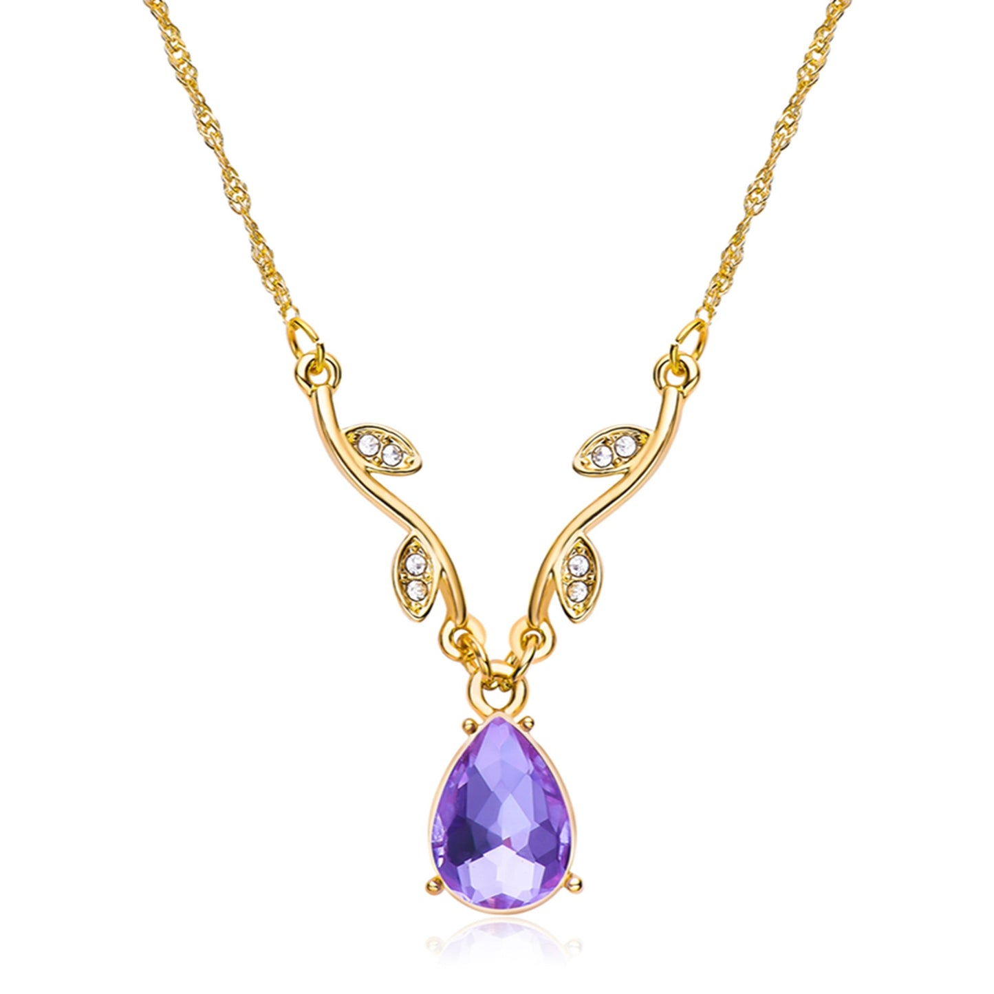 Barbie Island Princess Heart Necklace 💜🌺✨