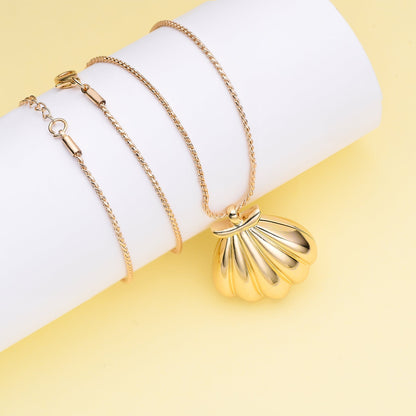 Melody Ocean Locket Necklace 🌊🐚✨