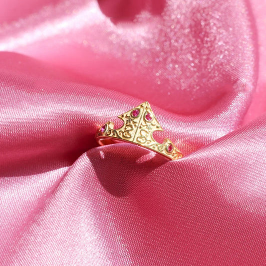 Aurora Crown Ring - Sleeping Beauty Edition  💖👑✨