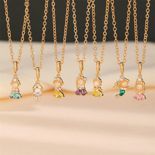 Disney Princess Necklace - Fairytale Magic Collection 👑✨