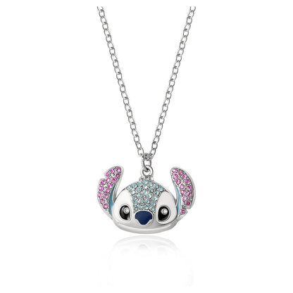 Stitch Ohana Heart Jewelry 💙🌺✨
