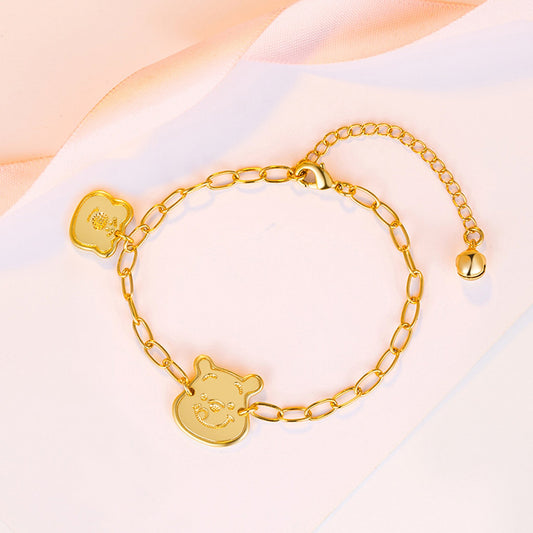 Winnie the Pooh Sweet Bracelet - Honey Charm Edition 🍯🐻✨
