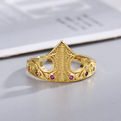 Aurora Royal Dream Crown Ring - Sleeping Beauty Edition 👑✨💖