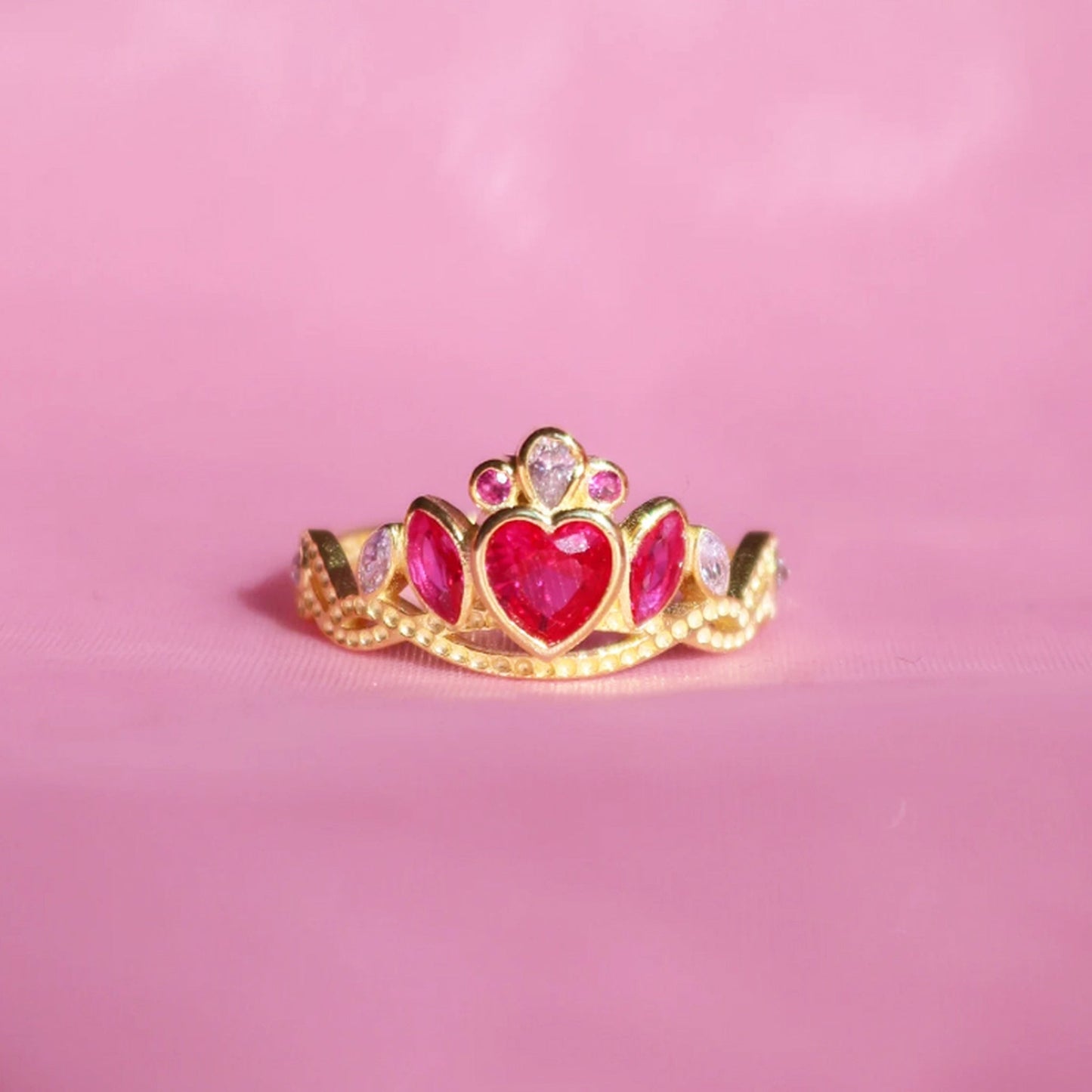 Barbie Princess Charm School Crown Ring 👑💖✨